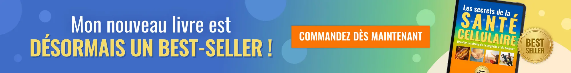 Mon nouveau livre est désormais un best-seller !