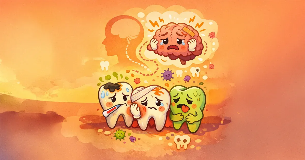 Un signal dans votre bouche pourrait indiquer un danger pour votre cerveau