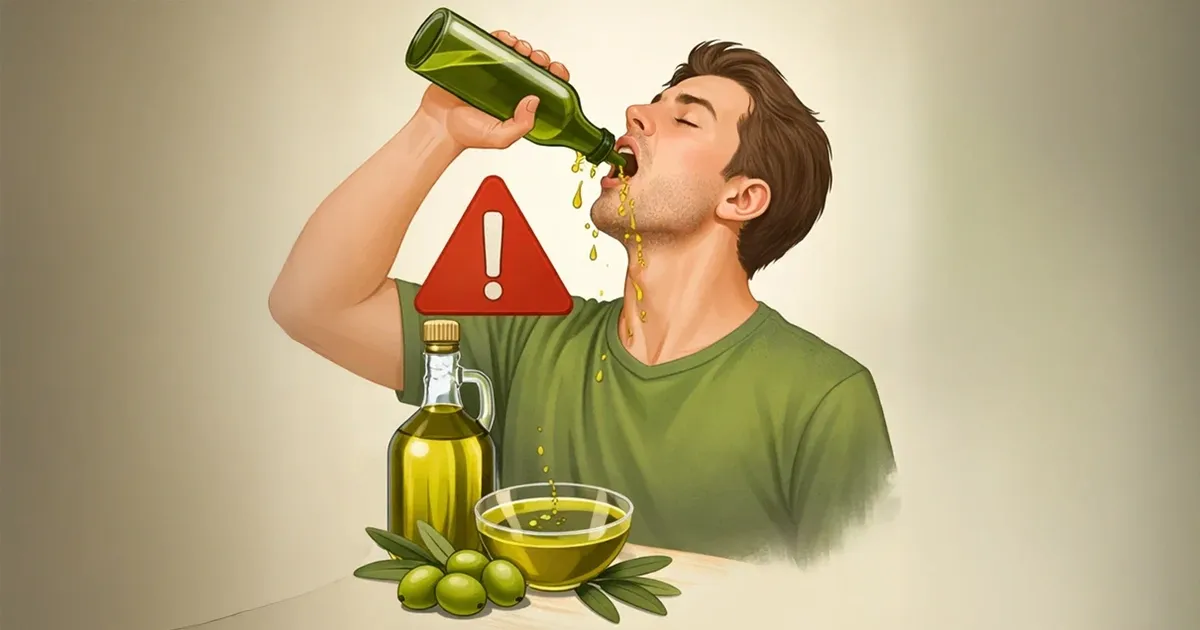 Pourquoi vous devriez stopper cette mode virale qui vous pousse à boire de l'huile chaque matin