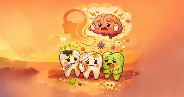 Un signal dans votre bouche pourrait indiquer un danger pour votre cerveau